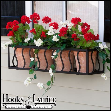 french metal boxes|French Fancy Wrought Iron Window Boxes .